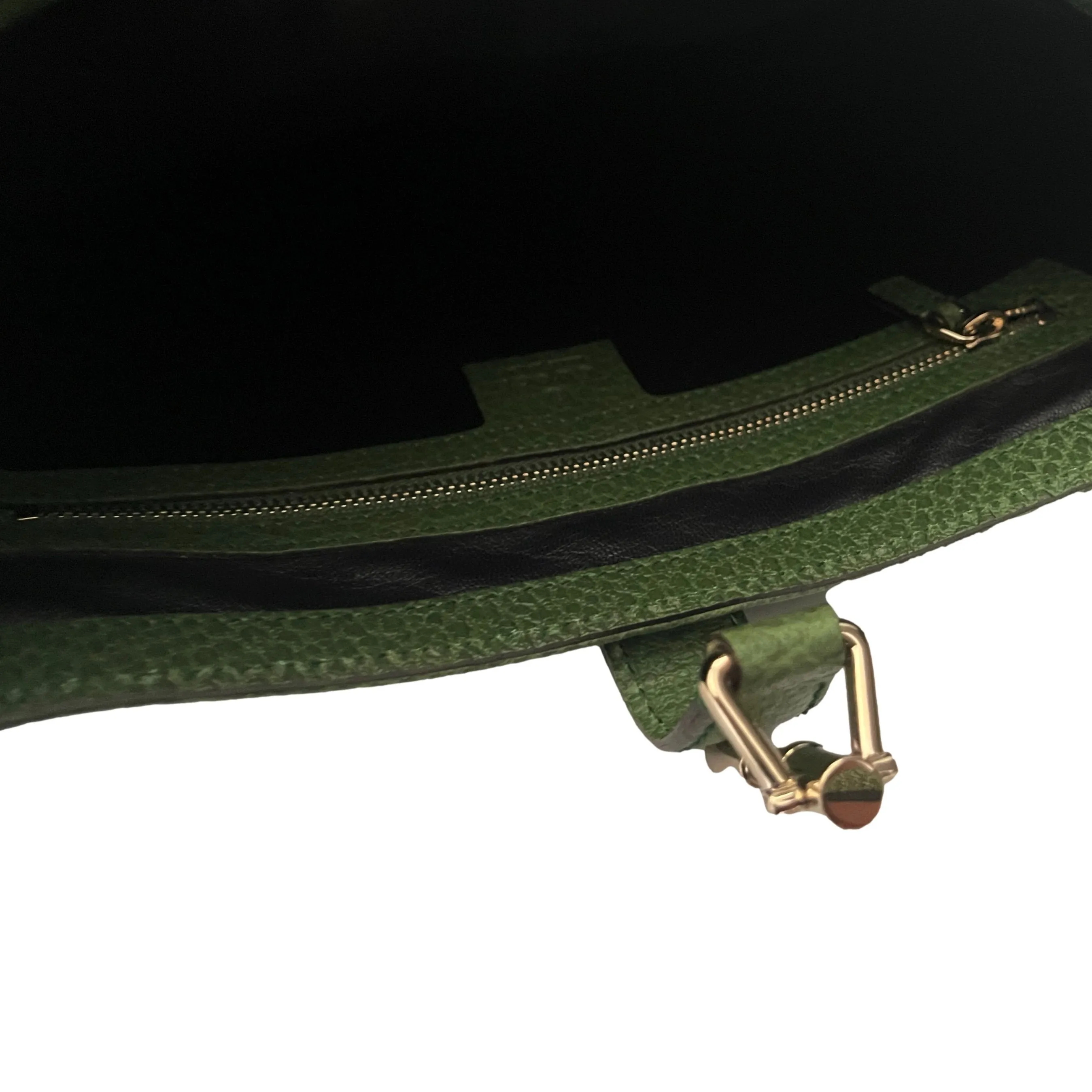 Gucci Green Leather Shoulder Bag