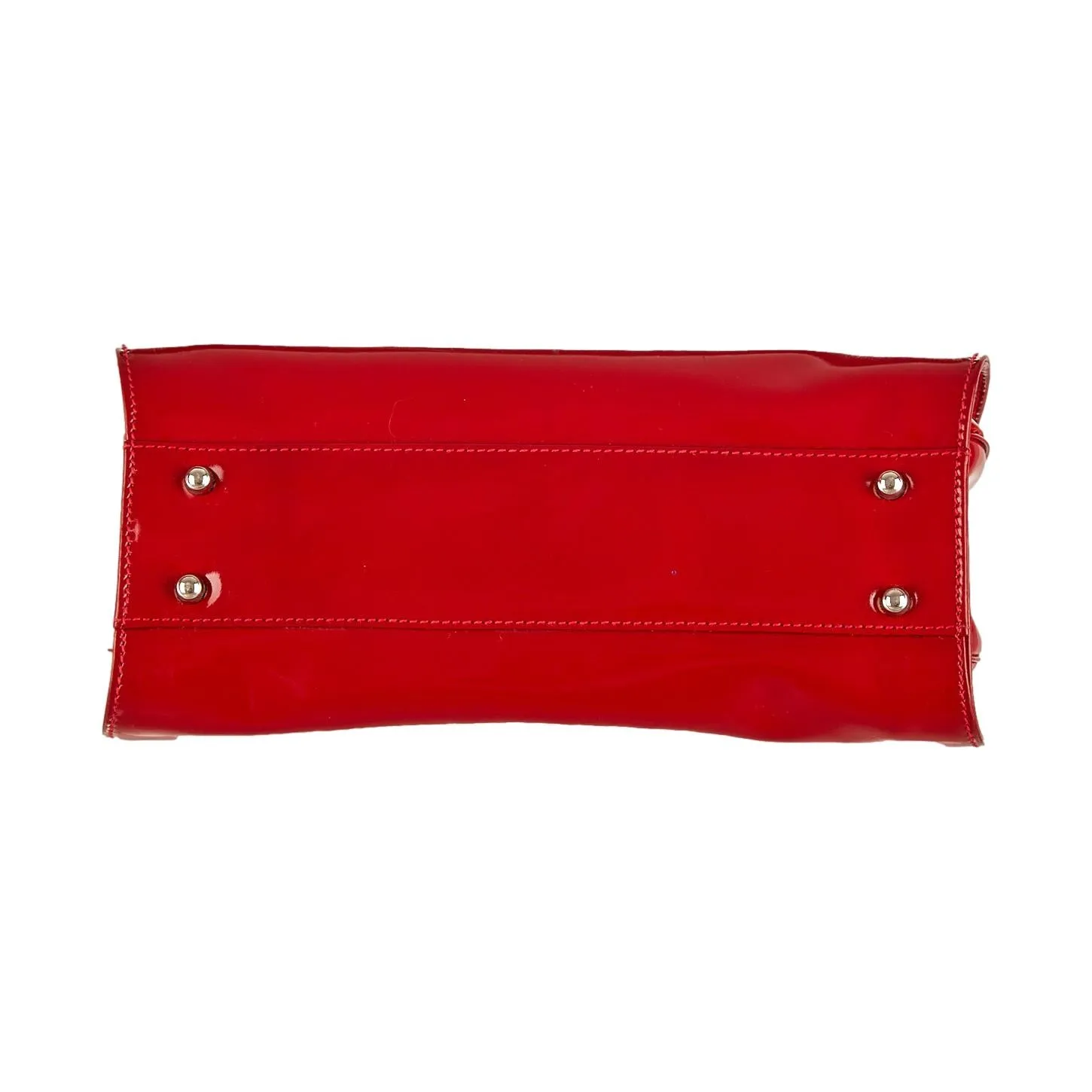 Gucci Red Patent Top Handle Bag