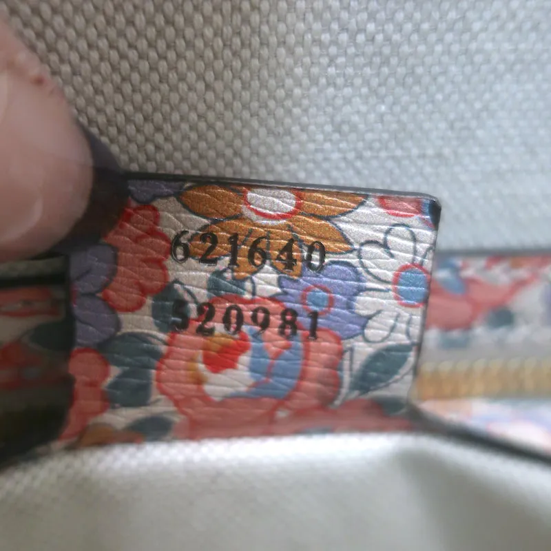 Gucci x Liberty London 1955 Duffle Bag Floral Print Leather Large Crossbody NEW