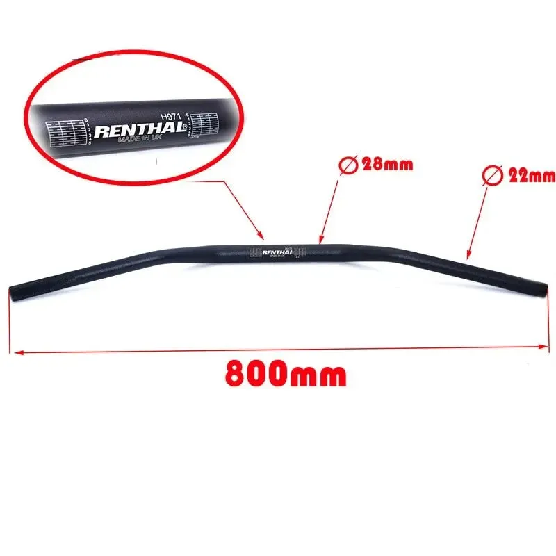 Guidon Moto 28mm - Renthal