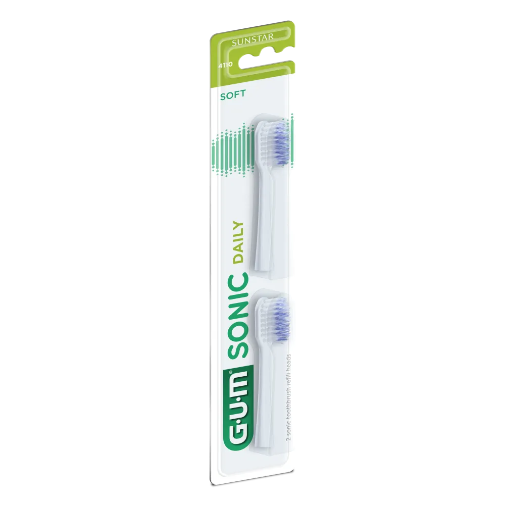 GUM Sonic Daily vaihtoharjaspäät