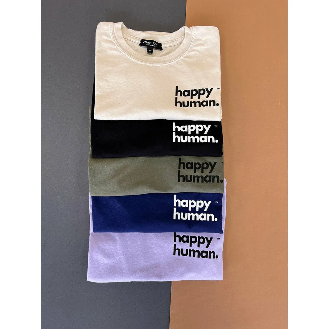 Happy Human Hipster Tee | Cream | Women & Youth size 8-16