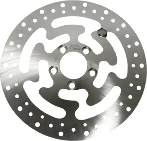 HardDrive 11-069 Touring Rear Brake Rotor - 11.8in. - Stainless