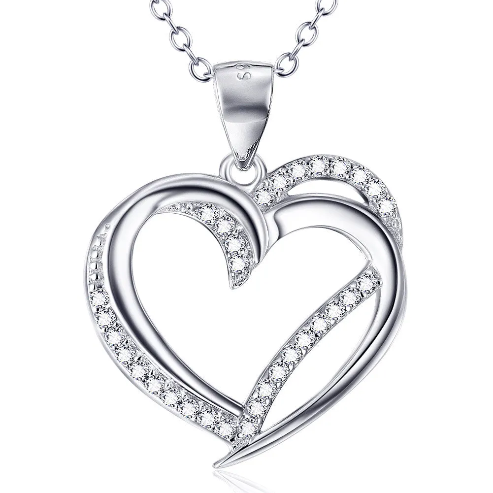 Heart to Heart Pendant Necklace
