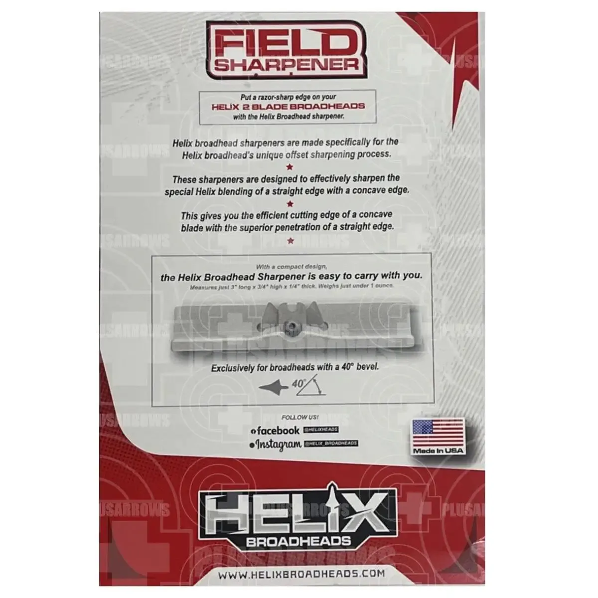 Helix Broadheads Field Sharpener