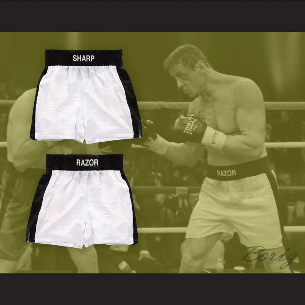 Henry 'Razor' Sharp White Boxing Shorts