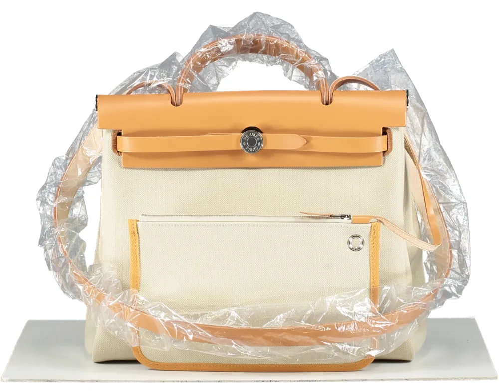 Hermès Herbag 31 - Beton/natural BNIB With Harrods Receipt