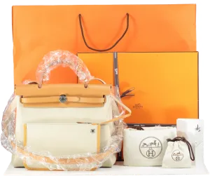 Hermès Herbag 31 - Beton/natural BNIB With Harrods Receipt