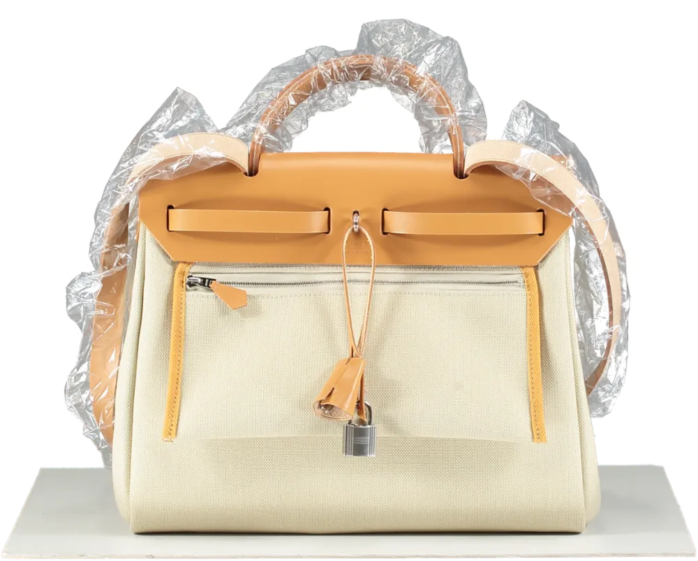 Hermès Herbag 31 - Beton/natural BNIB With Harrods Receipt