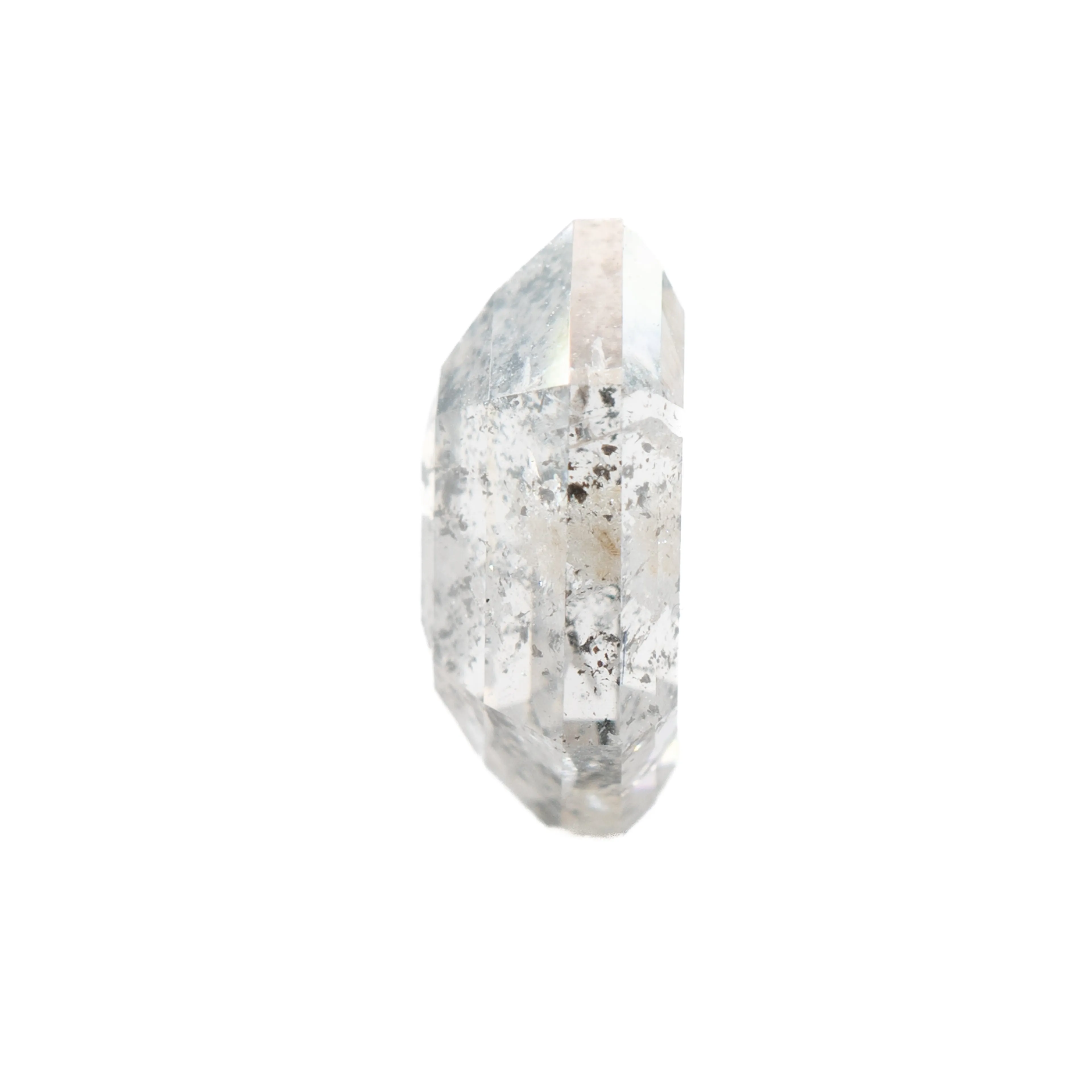 Hexagon Step Cut Salt & Pepper Diamond | 1.29ct | Canada Origin