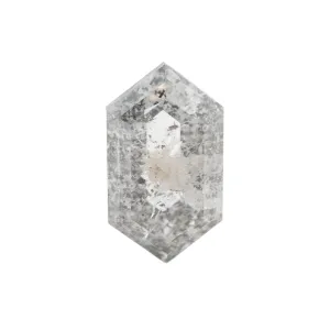Hexagon Step Cut Salt & Pepper Diamond | 1.29ct | Canada Origin
