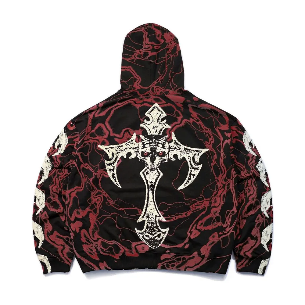 High Street Dark Skull Hoodie