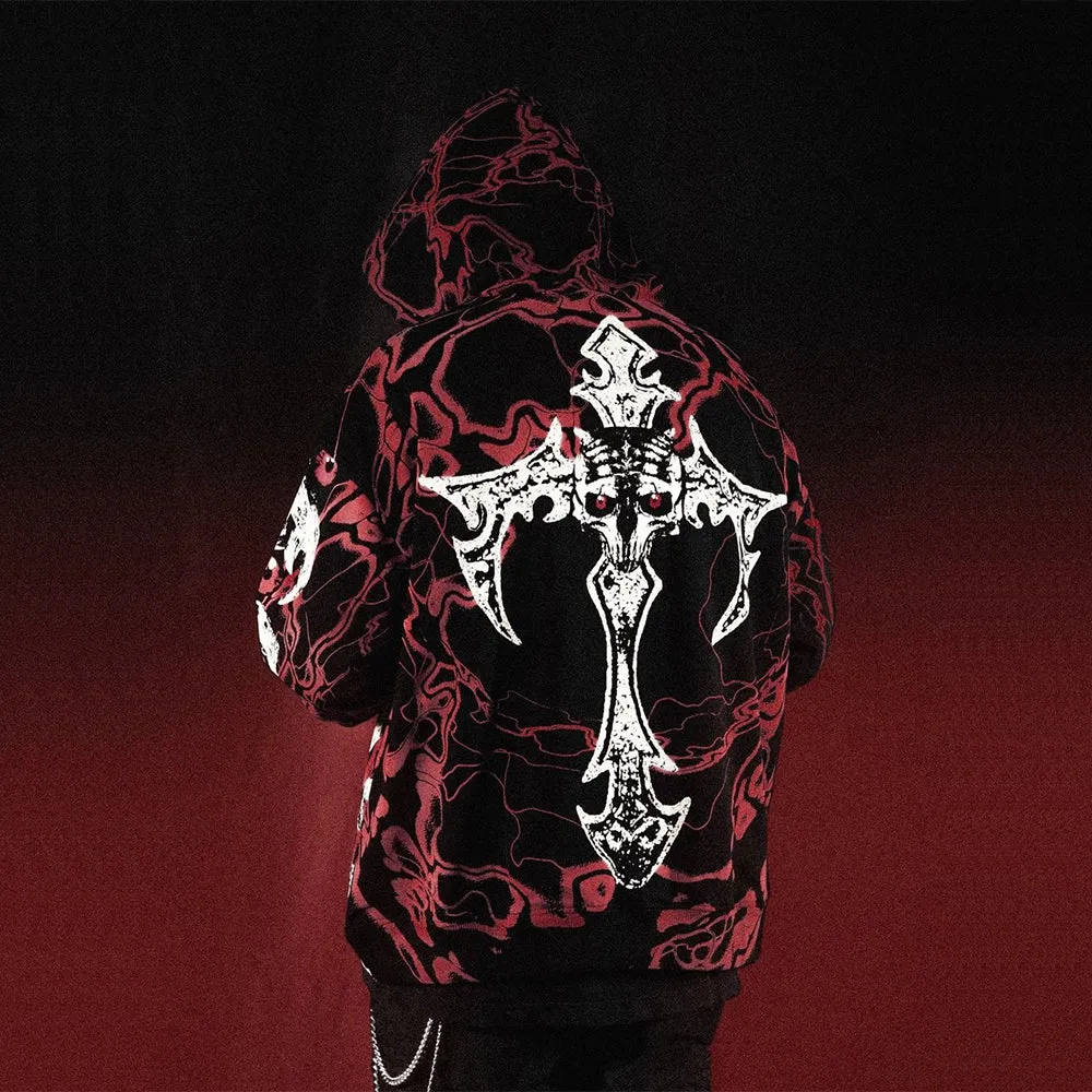 High Street Dark Skull Hoodie