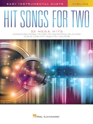 Hit Songs for Two Violins (Easy Instrumental Duets)
