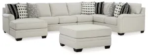 Huntsworth 5-Piece Sectional with Ottoman