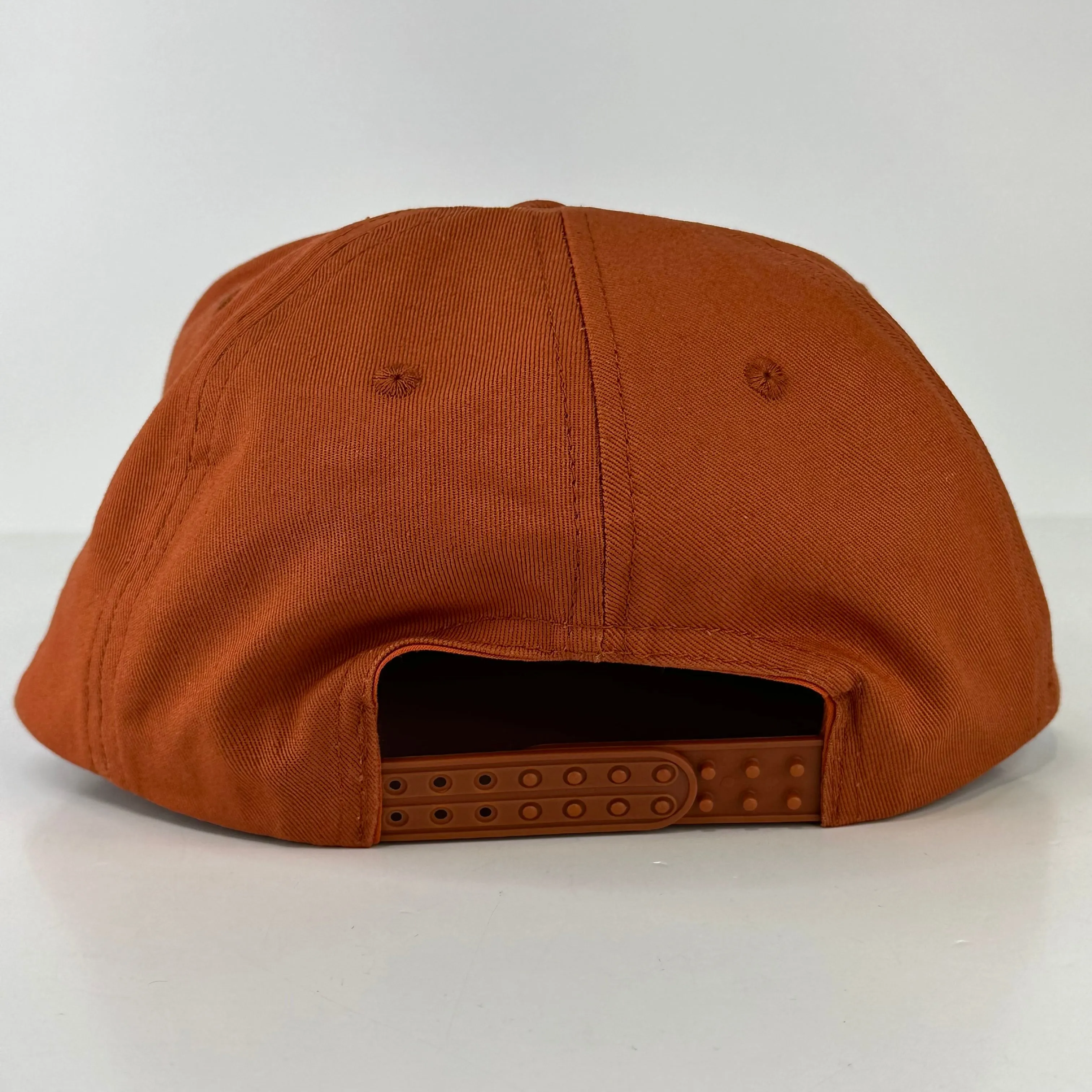 I’LL BUST YOU WIDE OPEN FUNNY Snapback ROPE Burn Orange ￼hat cap Collab Justin Stagner Custom Embroidery