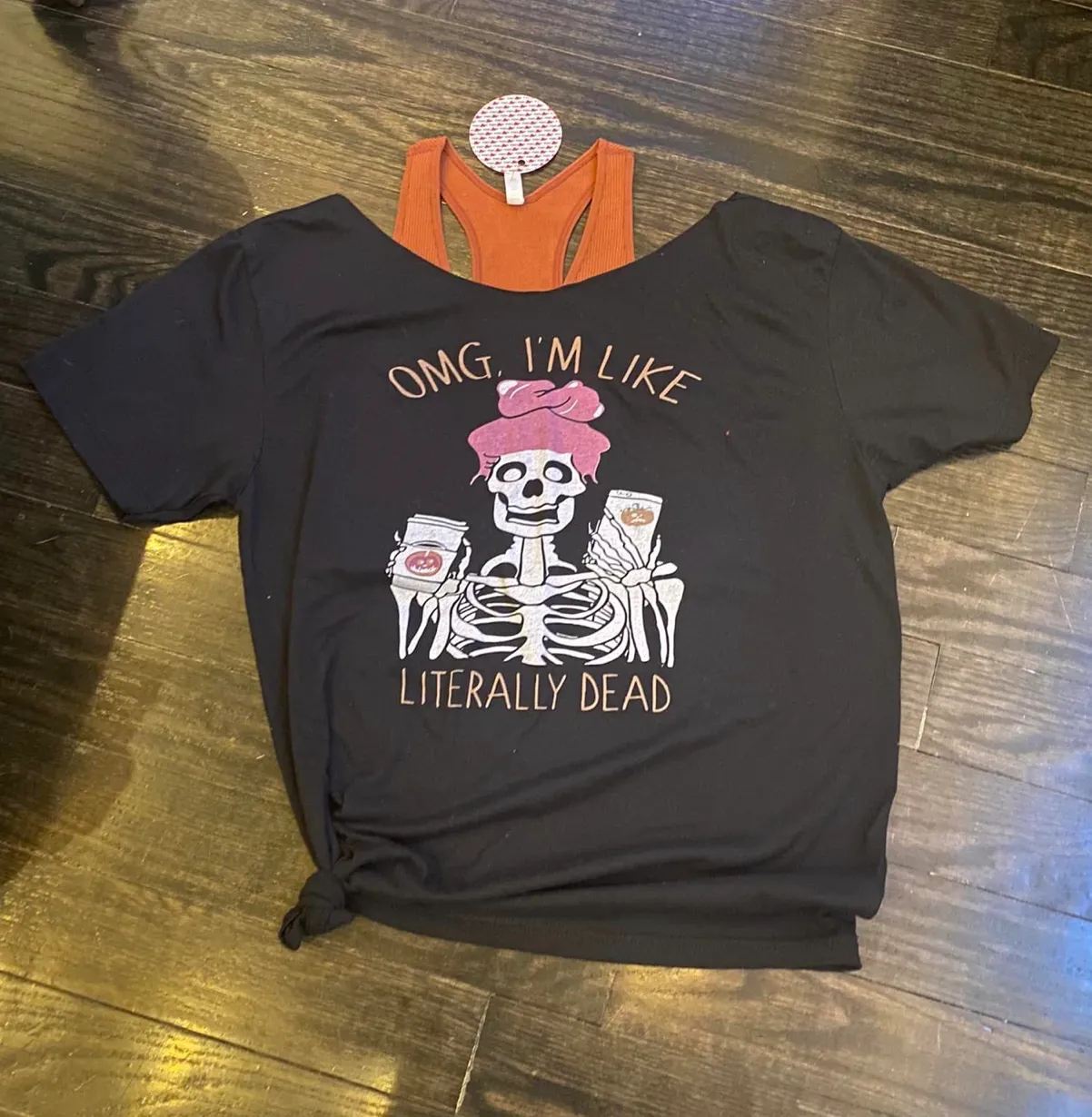 I'm Like Literally Dead - PINK HAIR- TEE -BEST SELLER!!! DTG (ETA 2 Weeks)