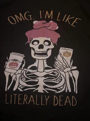 I'm Like Literally Dead - PINK HAIR- TEE -BEST SELLER!!! DTG (ETA 2 Weeks)