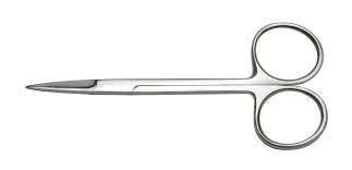 Iris Scissors 4.5" straight tips (set of 5)