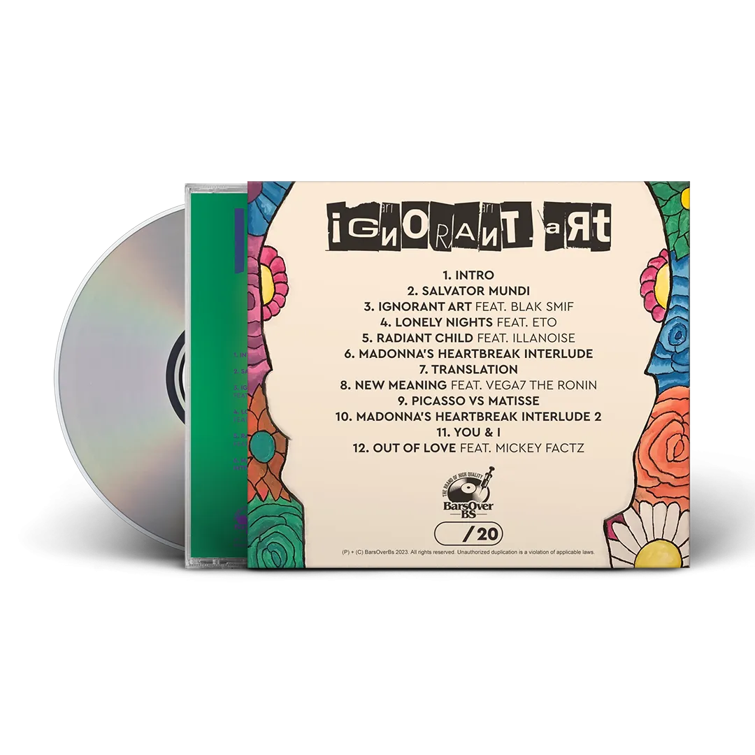 J.Arrr x Fabeyon x Ayo Shamir - Ignorant Art (Jewel Case CD With O-Card)