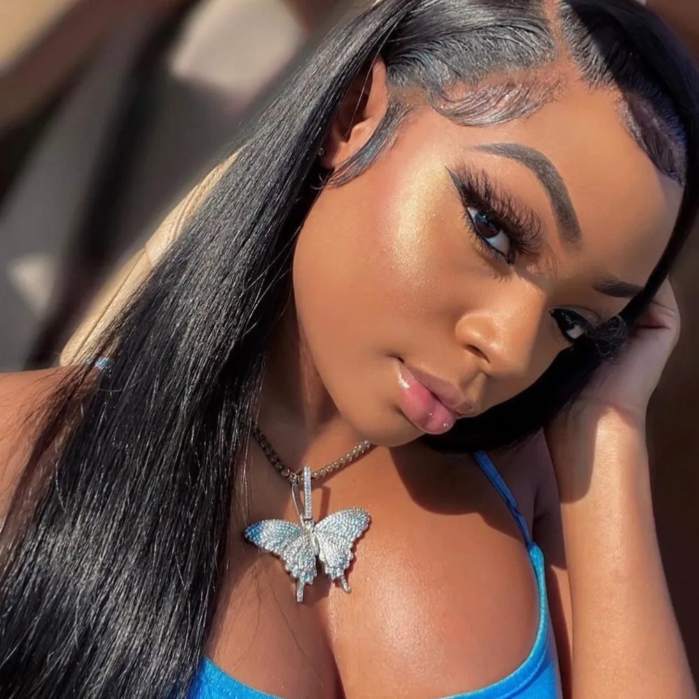 JAZMIN - Straight 5x5 6x6 Closure Wig 13x4 13x6 Frontal Wig 100% Virgin Hair Glueless Wig