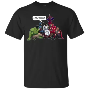 Jesus and Superheroes: And that's how I saved the World Kid, Youth Shirt