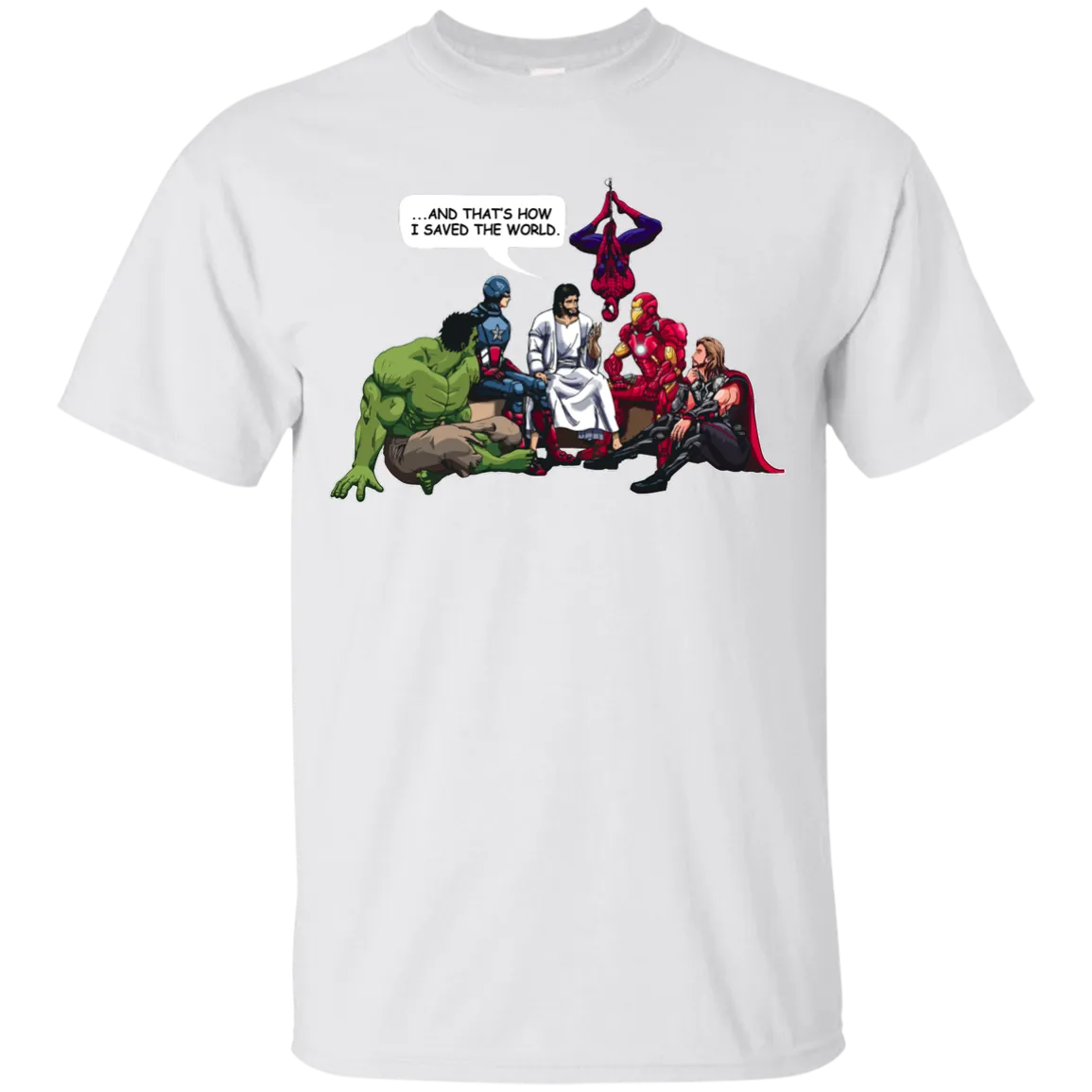 Jesus and Superheroes: And that's how I saved the World Kid, Youth Shirt