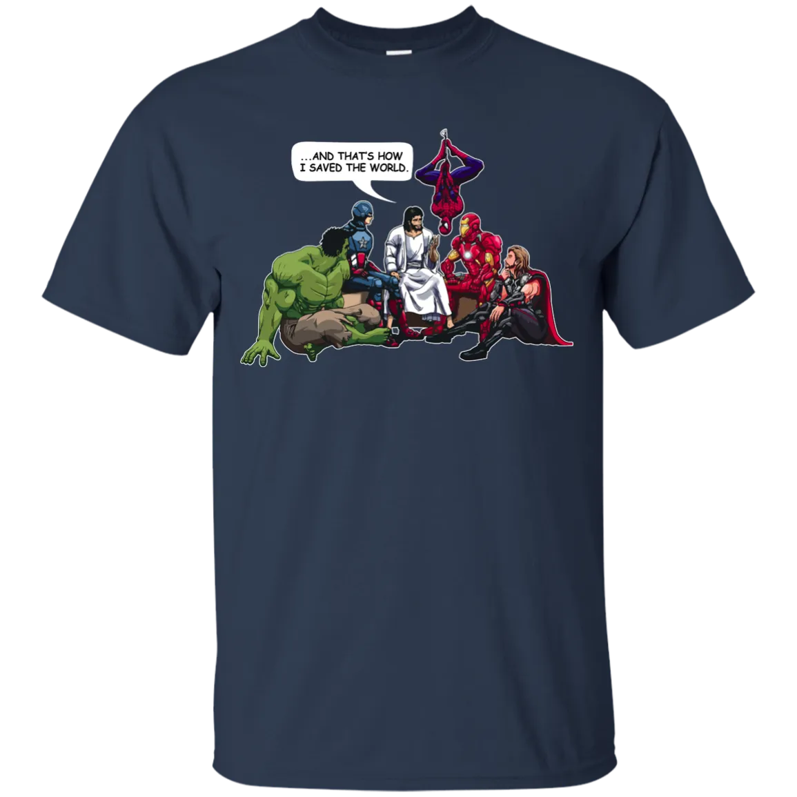 Jesus and Superheroes: And that's how I saved the World Kid, Youth Shirt