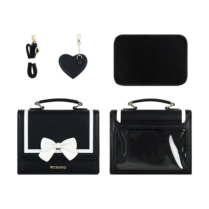 JIAERDI Harajuku JK Women's Ita Bag Handbag Trend Japanese Style Kawaii Bow Lolita Crossbody Shoulder Bags Aesthetic Bolso Mujer