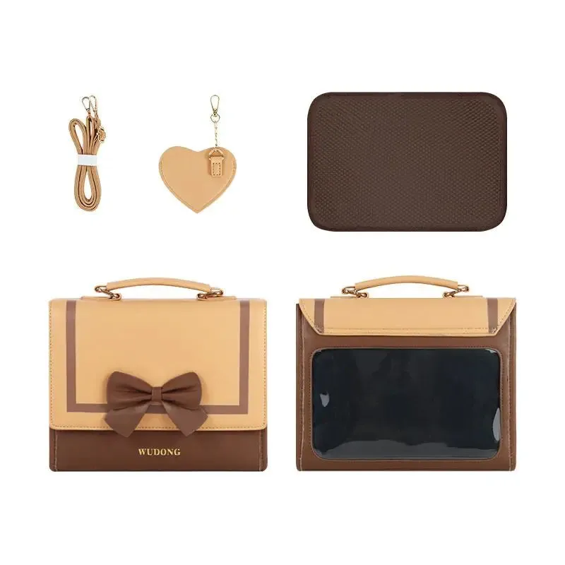 JIAERDI Harajuku JK Women's Ita Bag Handbag Trend Japanese Style Kawaii Bow Lolita Crossbody Shoulder Bags Aesthetic Bolso Mujer