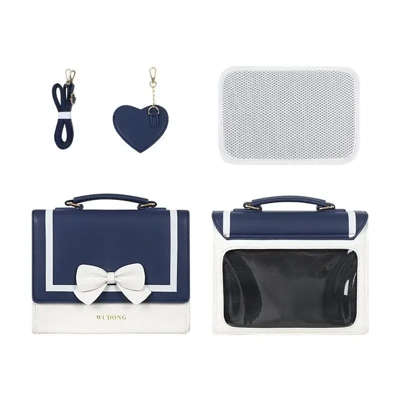 JIAERDI Harajuku JK Women's Ita Bag Handbag Trend Japanese Style Kawaii Bow Lolita Crossbody Shoulder Bags Aesthetic Bolso Mujer