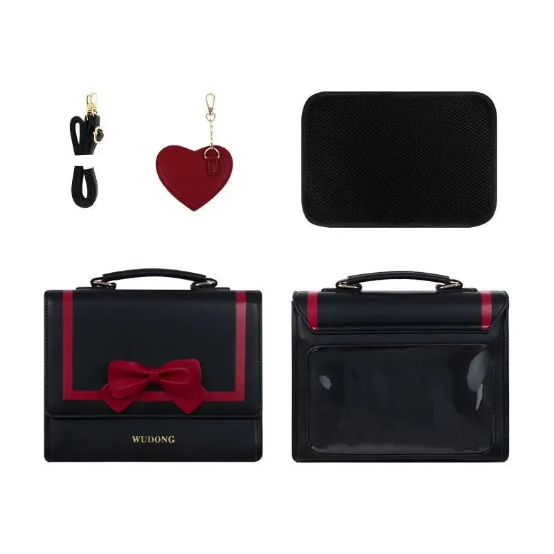 JIAERDI Harajuku JK Women's Ita Bag Handbag Trend Japanese Style Kawaii Bow Lolita Crossbody Shoulder Bags Aesthetic Bolso Mujer