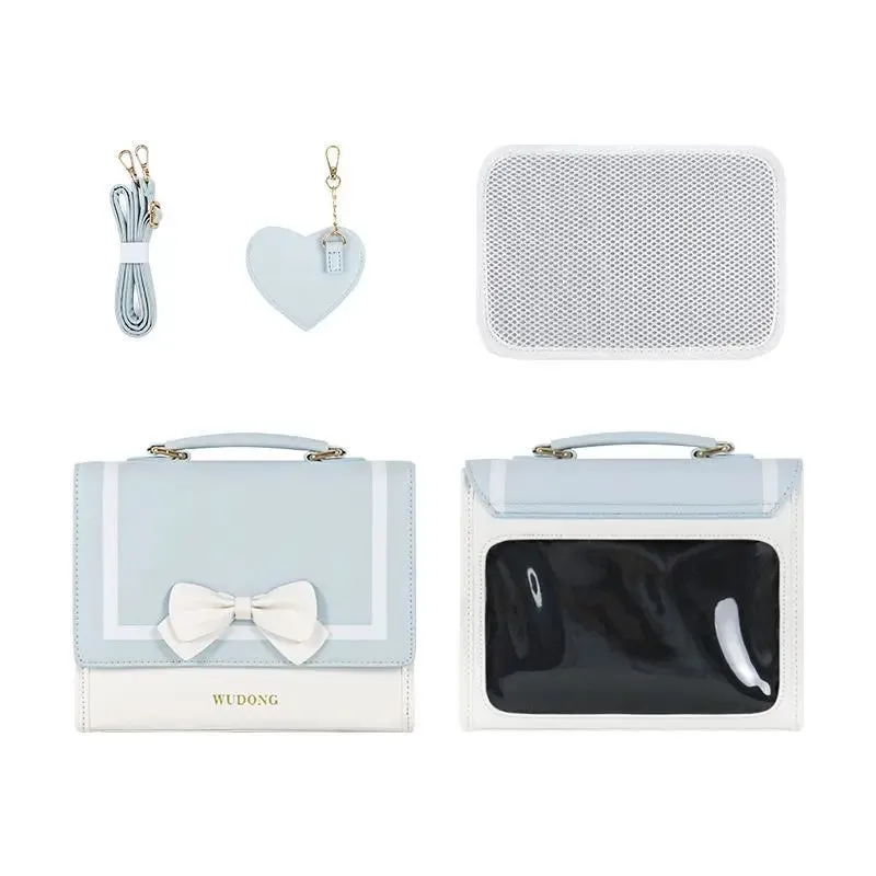 JIAERDI Harajuku JK Women's Ita Bag Handbag Trend Japanese Style Kawaii Bow Lolita Crossbody Shoulder Bags Aesthetic Bolso Mujer