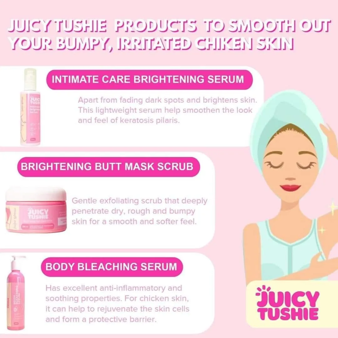 Juicy Tushie Body Bleaching Serum Lotion 250ml by Juju Glow