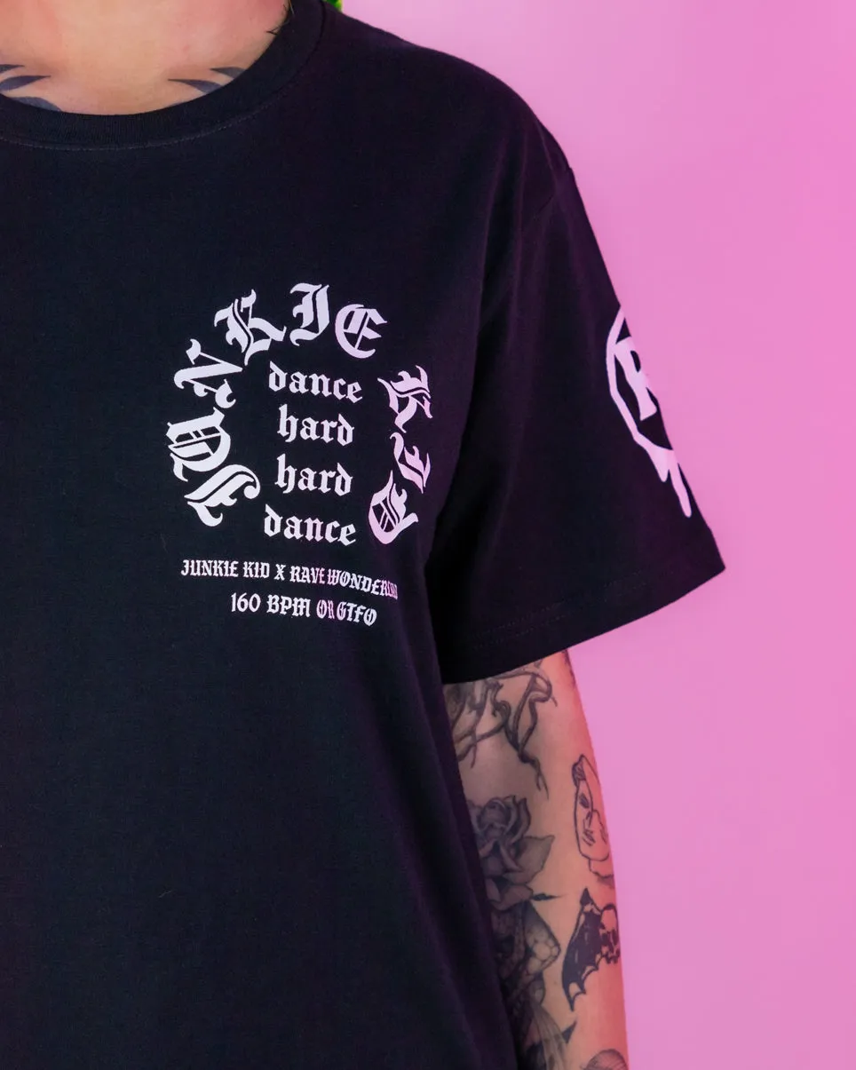 Junkie Kid x Rave Wonderland Rose and Skull Limited Tee