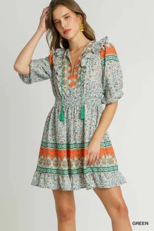 Kadence Boho Dress | Green