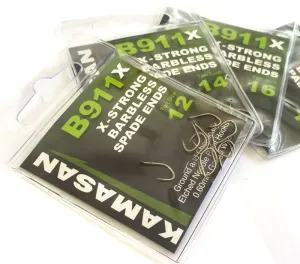 Kamasan B911 Spade End Barbless X Strong Hooks
