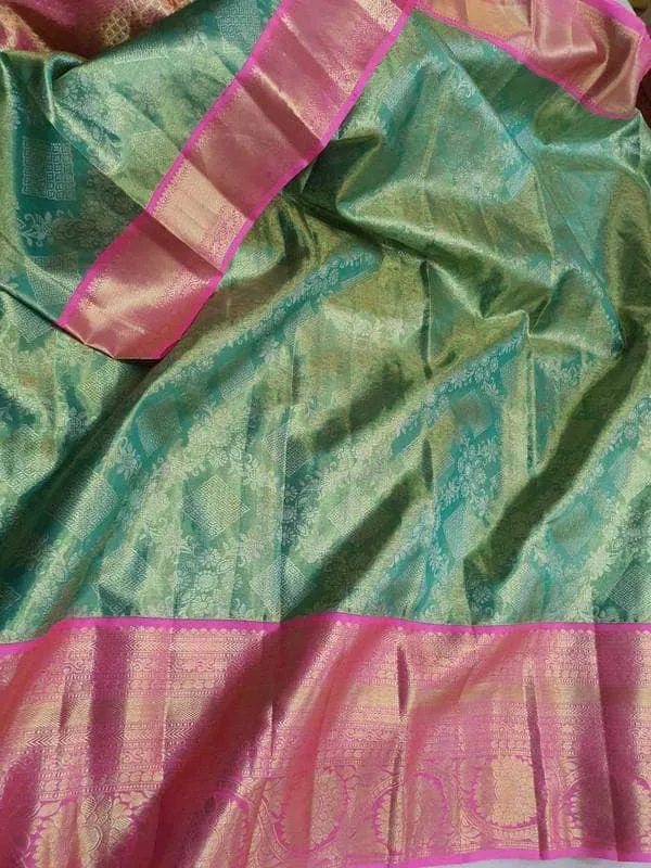 Kanjivaram Silk Saree with Broad Border