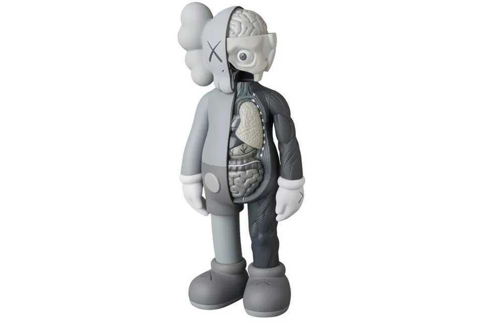 KAWS Companion Flayed Open Edition Vinyl Figure (Grey)
