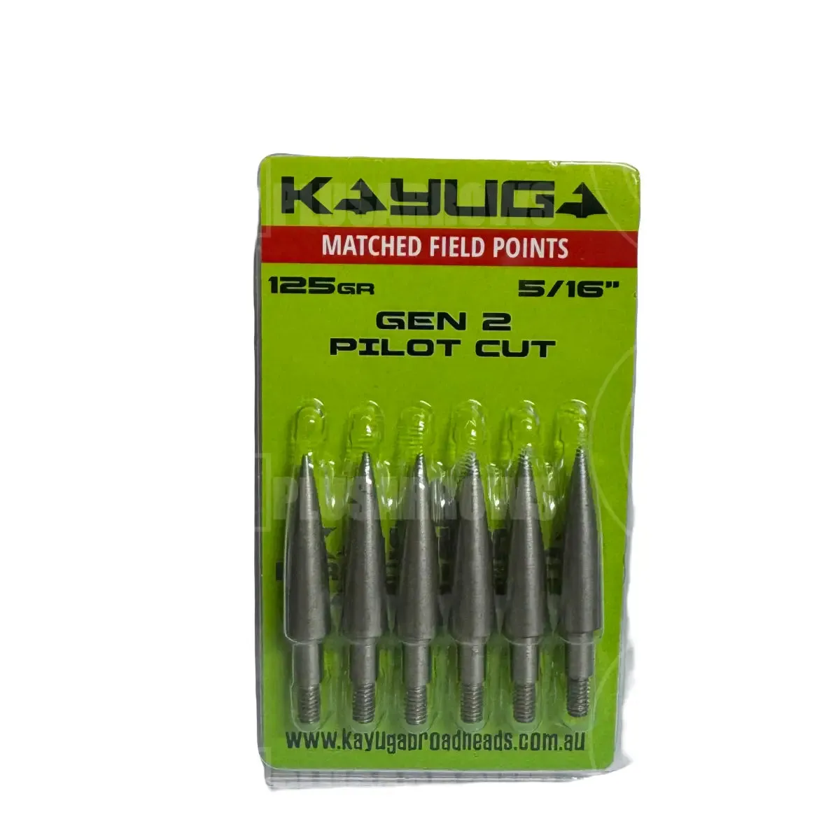 Kayuga Pilot Cut Gen 2 Matched Field Points (6 Pack)