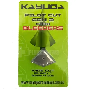 Kayuga Pilot Cut Gen 2 Replaceable Bleeders(8 Pack)