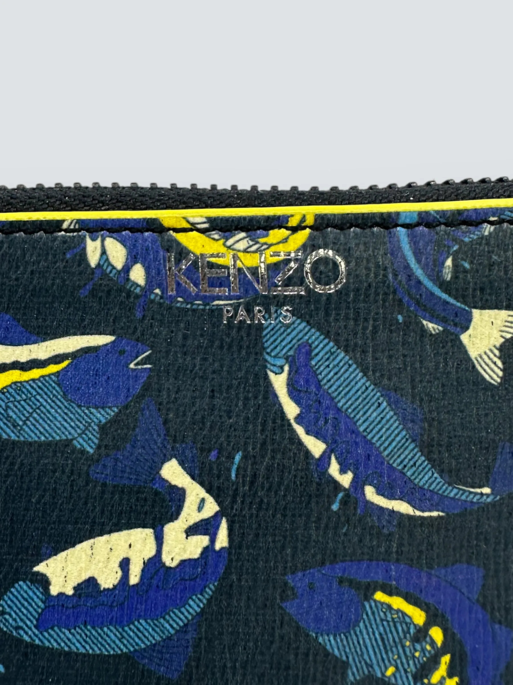 Kenzo Navy Printed Pochette
