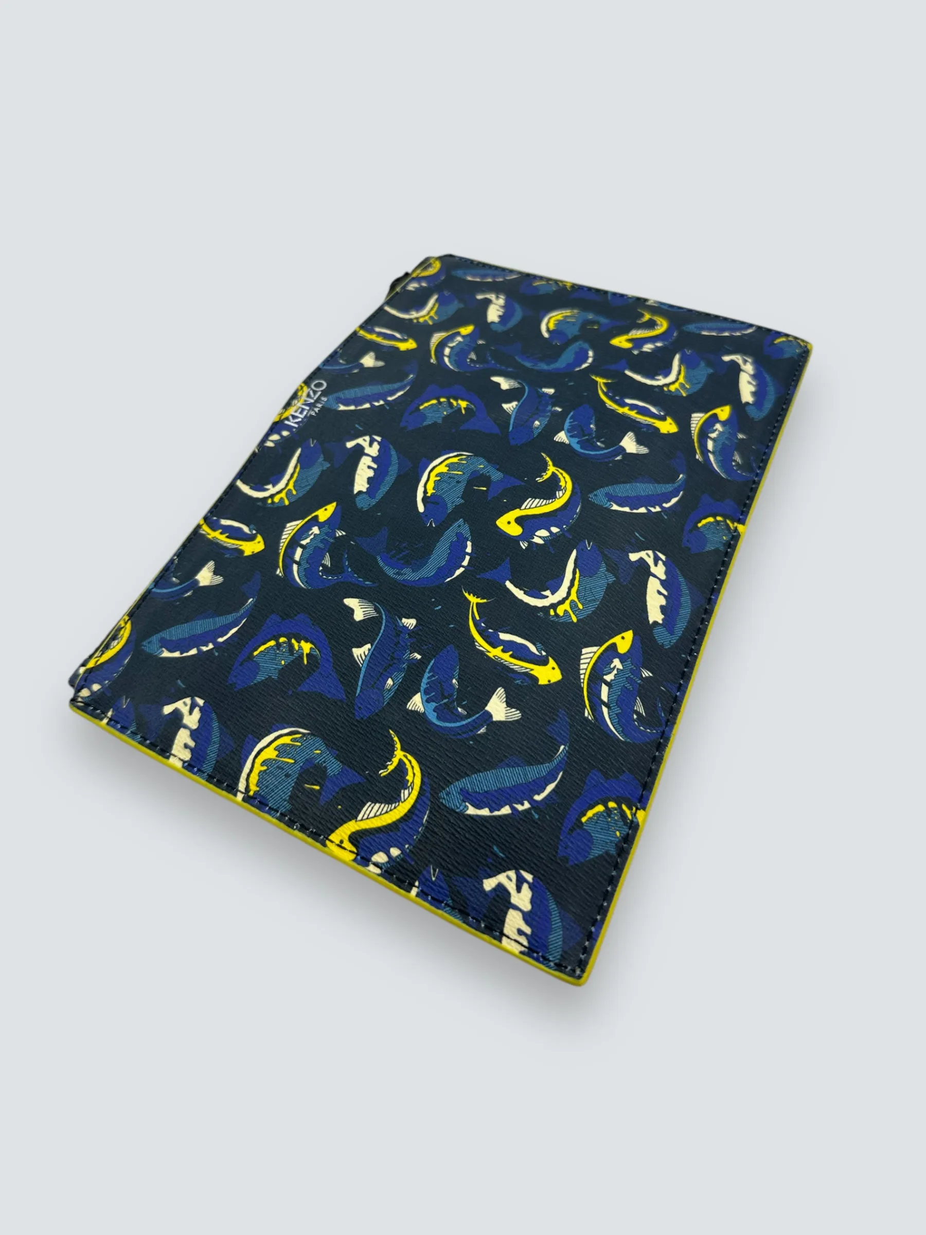 Kenzo Navy Printed Pochette
