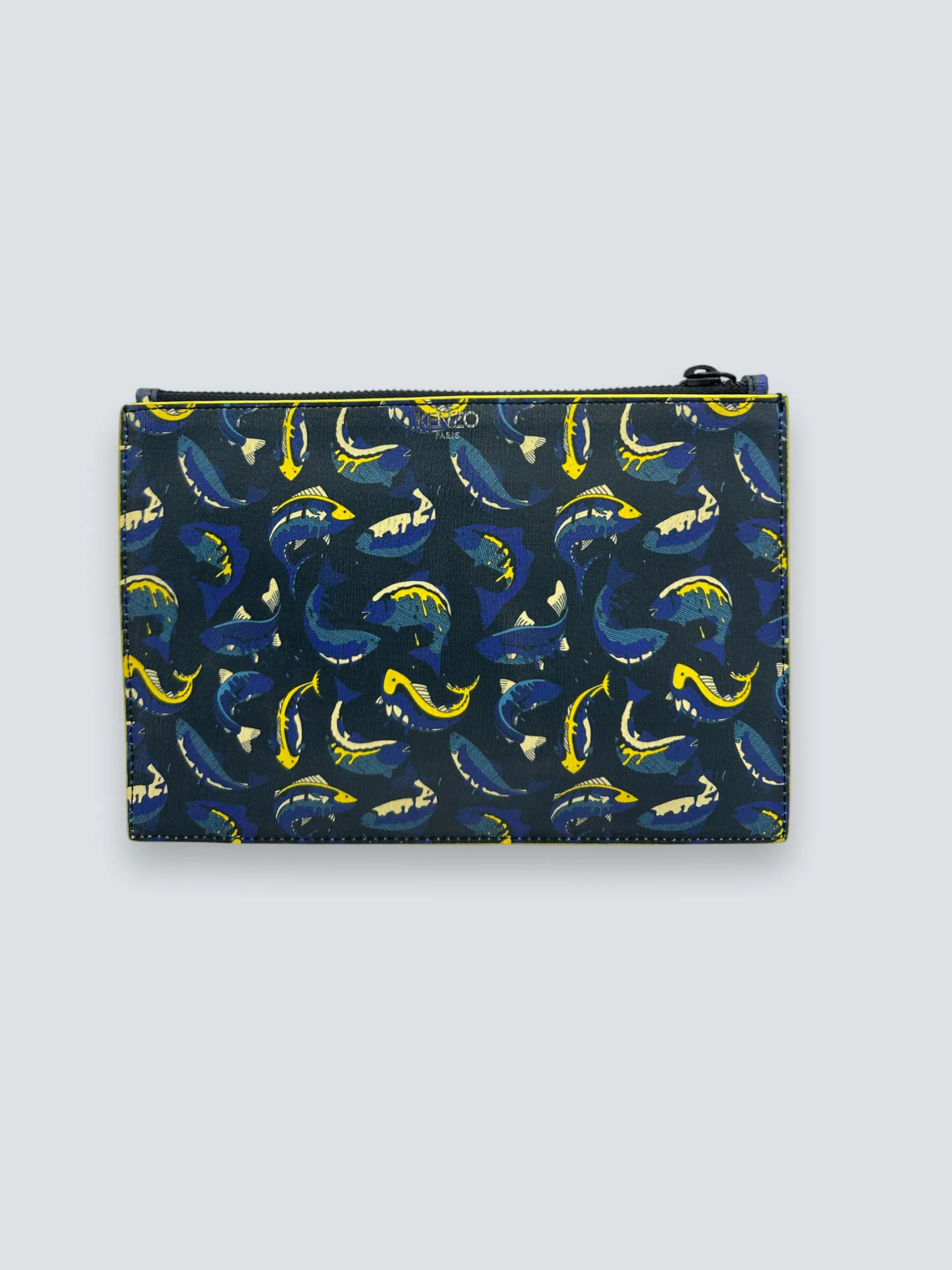 Kenzo Navy Printed Pochette