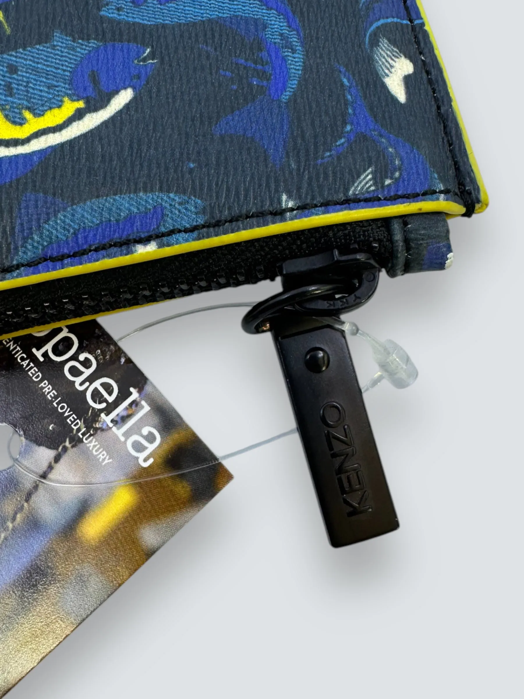 Kenzo Navy Printed Pochette