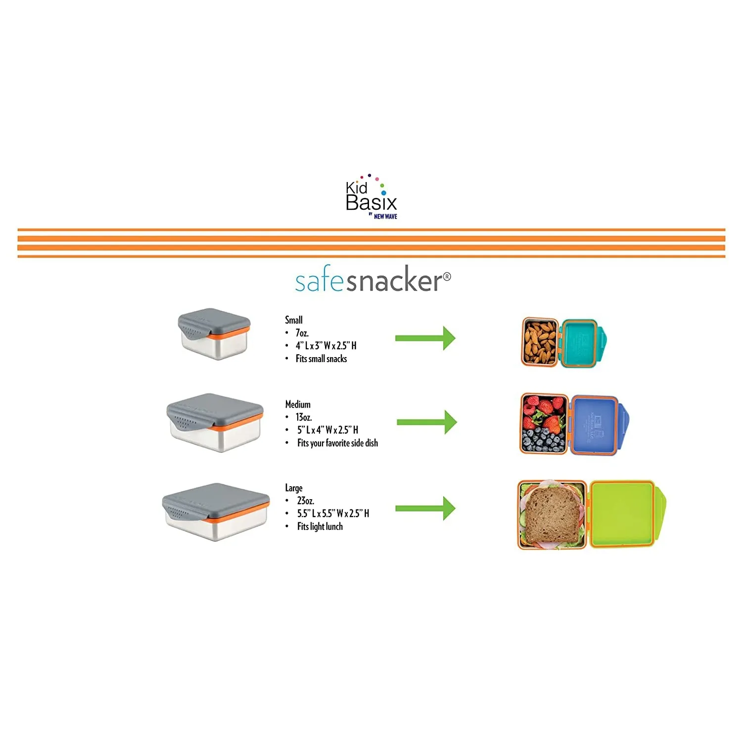 Kid Basix Safe Snacker 7oz