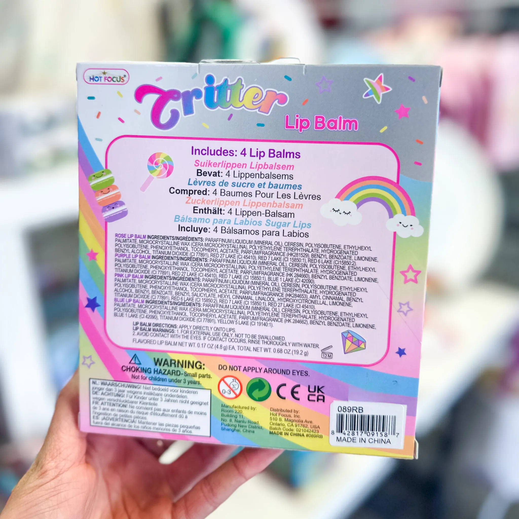 Kid Gifts | Critter Lip Balm