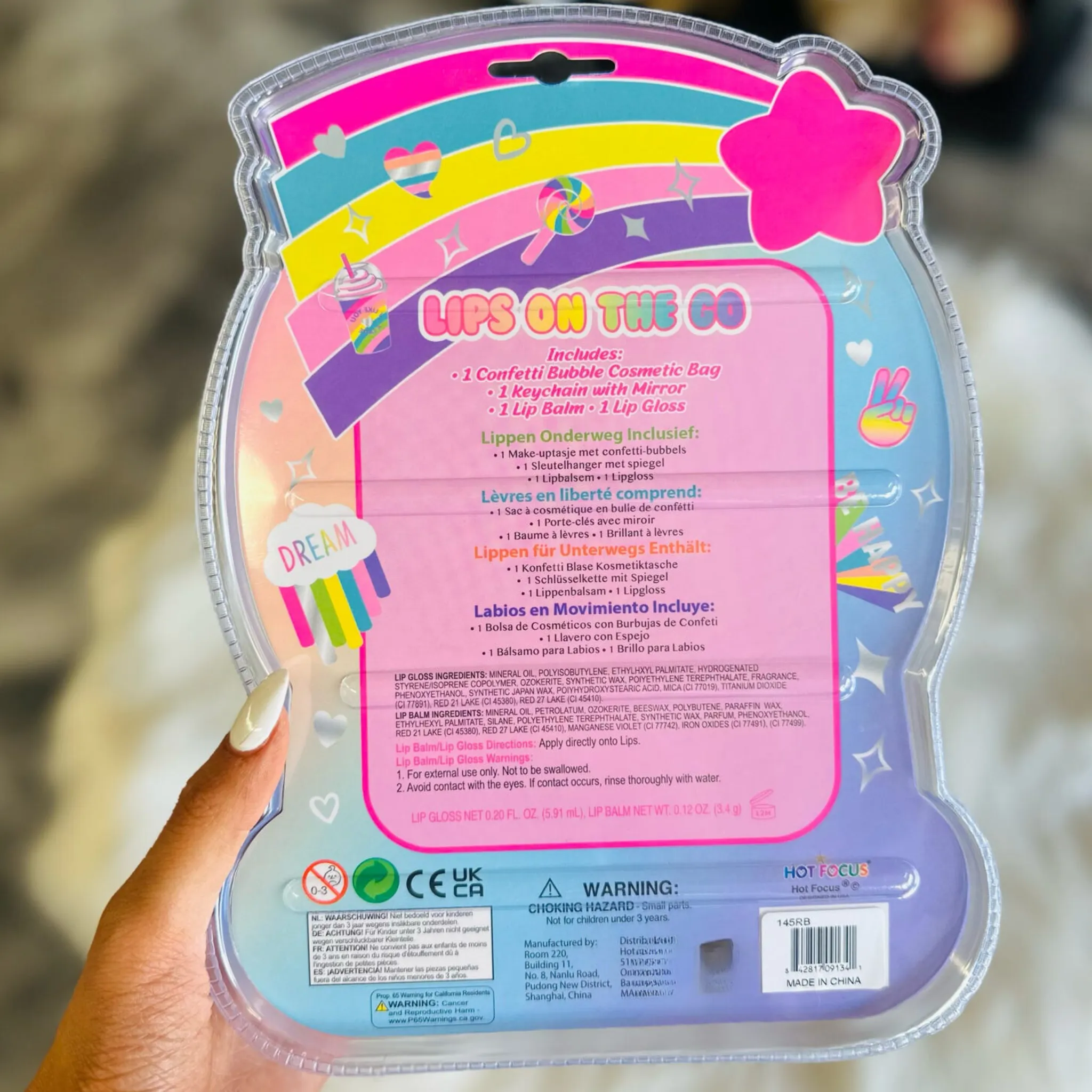 Kid Gifts | Lips On The Go Rainbow