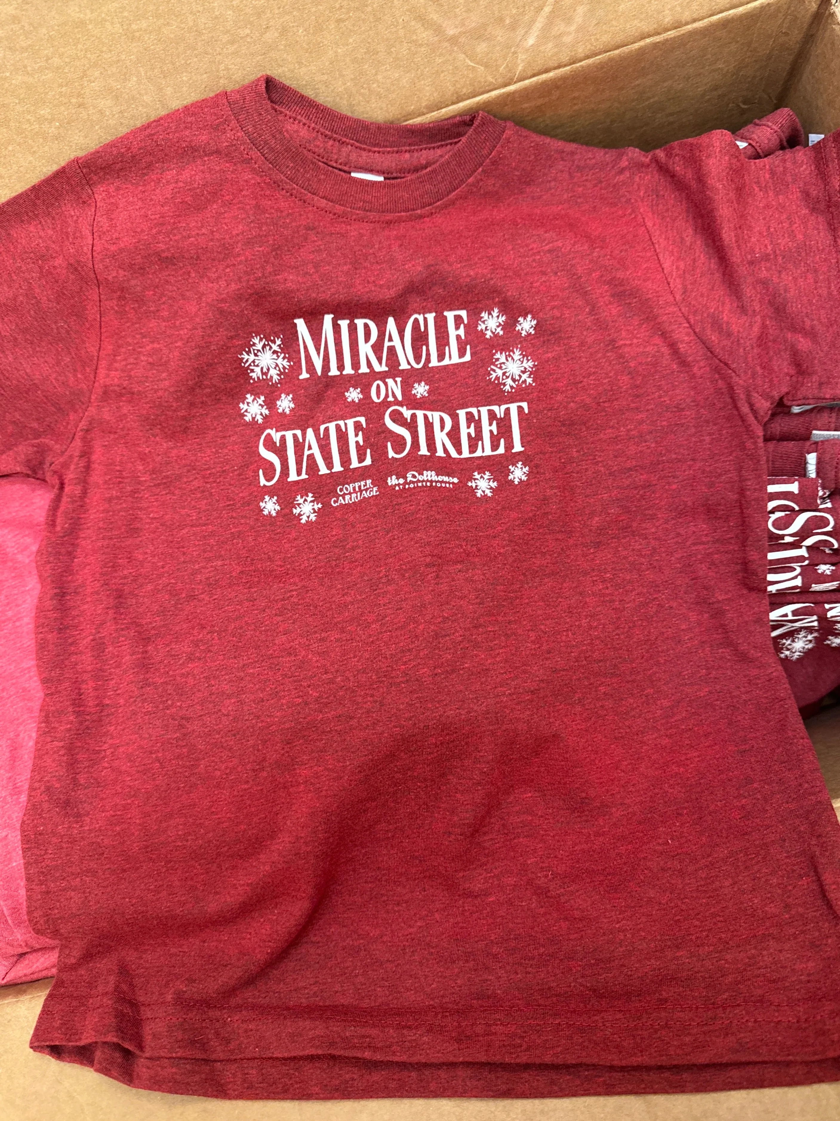 Kids Snowy “Miracle on State Street” Tee