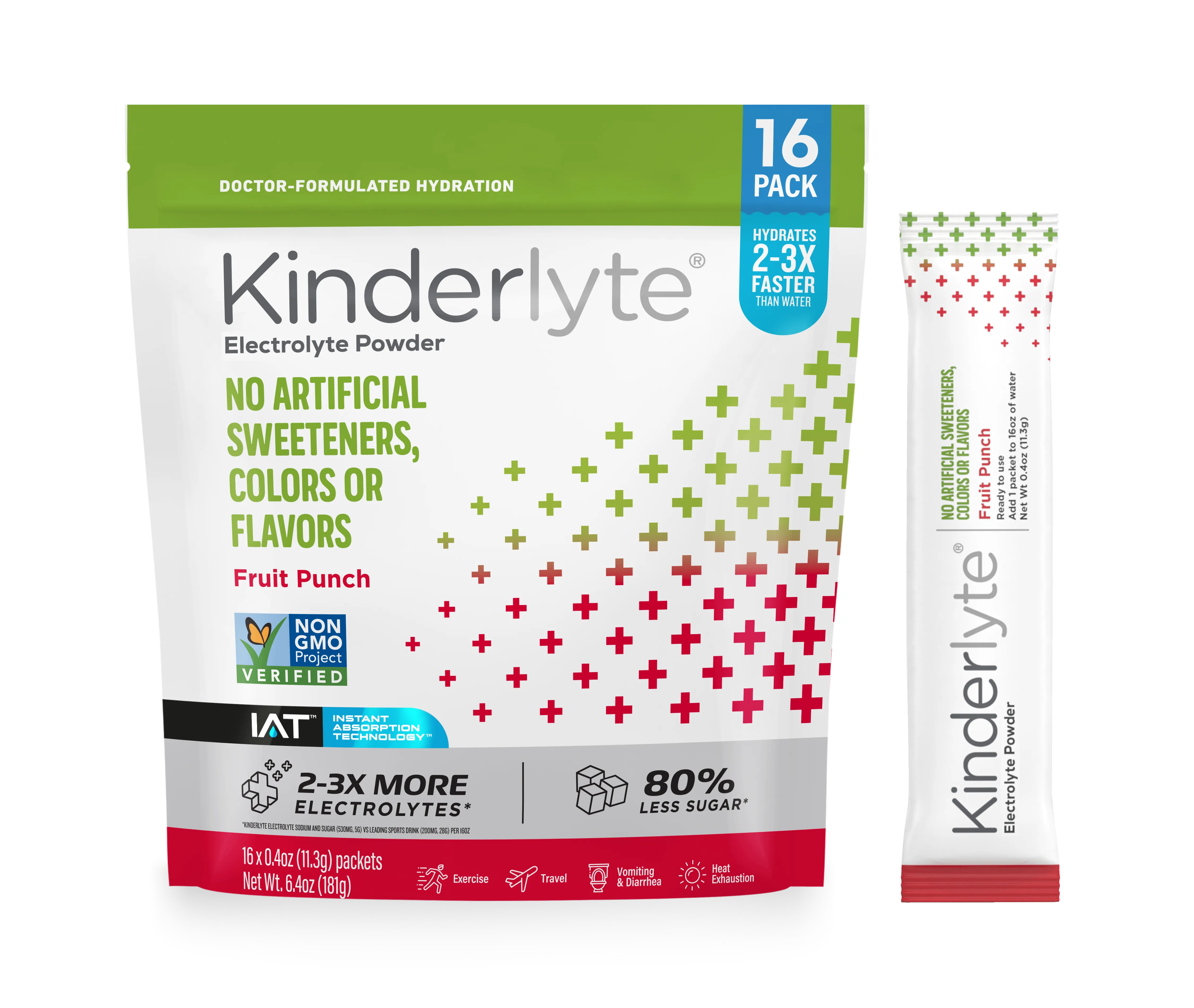 KinderLyte® 16ct Electrolyte Powder Fruit Punch